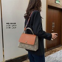 حقيبة نسائية كتان رصاصي