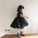 فستان بناتي اسود