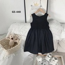 فستان بناتي اسود

