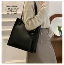 حقيبة نسائية  جلد اسود
