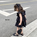 فستان بناتي اسود 