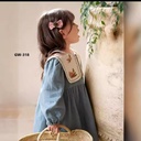 فستان بناتي سمائي 