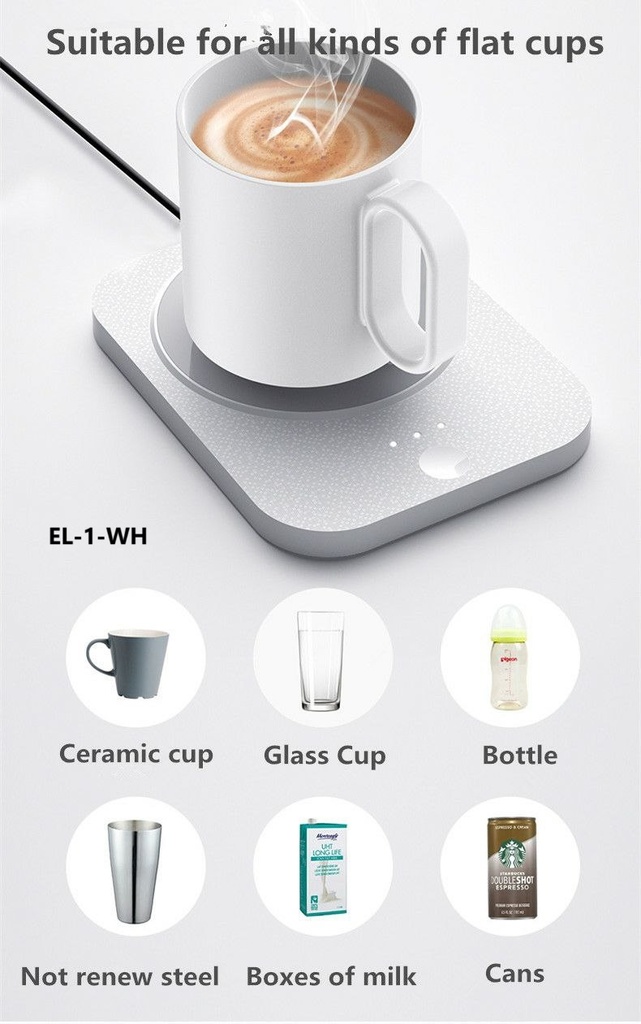 مك حراري هيتر  USB حرارة 50-55-60 C