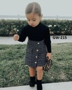 سيت بناتي بلوز مع تنورة