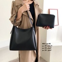 حقيبة نسائية جلد اسود