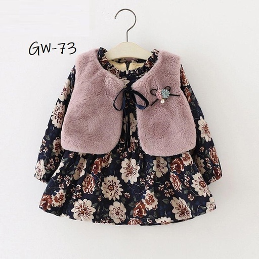 [GW-73] فستان بناتي مع يلك