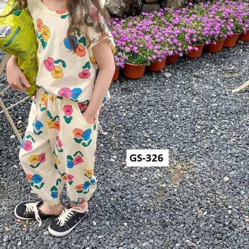سيت بناتي شيرت مع بنطرون