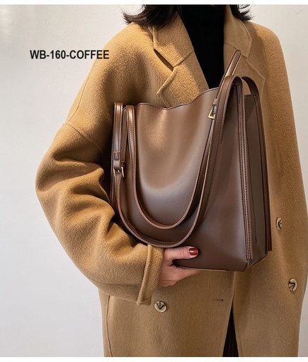 [WB-160-COFFEE] حقيبة نسائية جلد جوزي