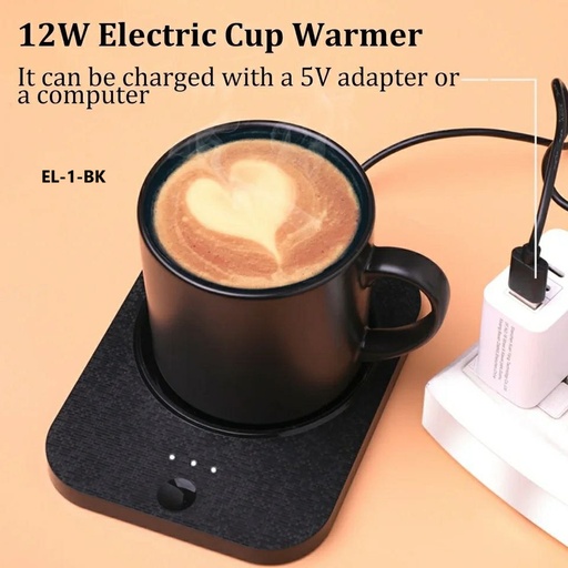 [EL-1-BK] مك حراري هيتر  USB حرارة 50-55-60 C
